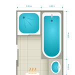 Bad Einrichten: Ideen Für 10 Bad Grundrisse Throughout Badezimmer Aufteilung