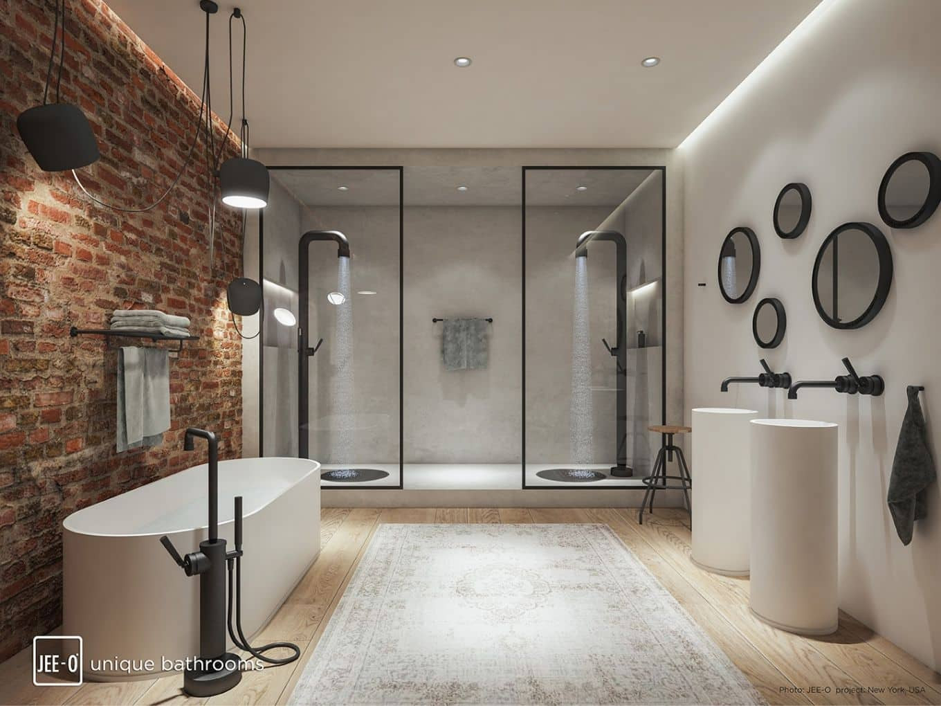 Der Industrial Style Zieht Ins Bad Ein - Bathspiration within Industrial Badezimmer