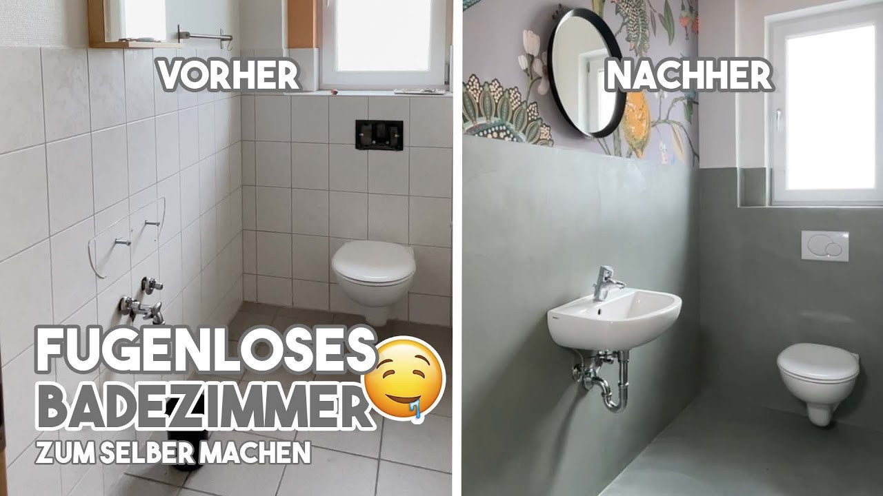 Fugenloses Bad Selber Machen | Spachteltechnik Im Nassraum 😳 - Heimwerker  Tipps | Kreativtobi with regard to Badezimmer Spachteln