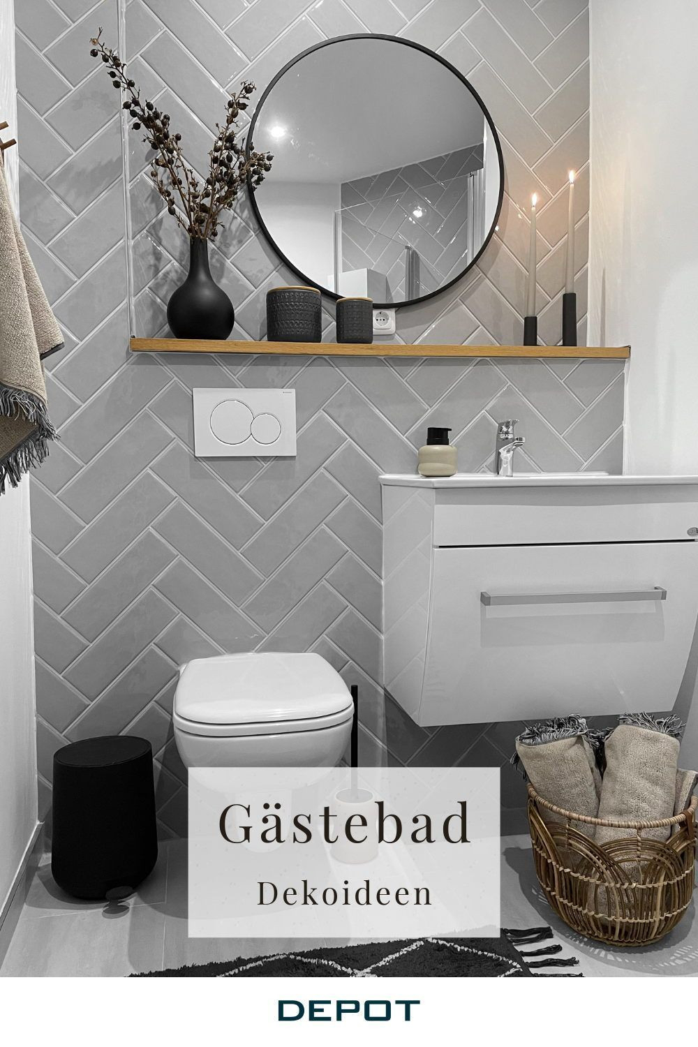 Gästebad Dekoideen | Depot | Wc Dekoration, Wohnung Badezimmer with Depot Badezimmer