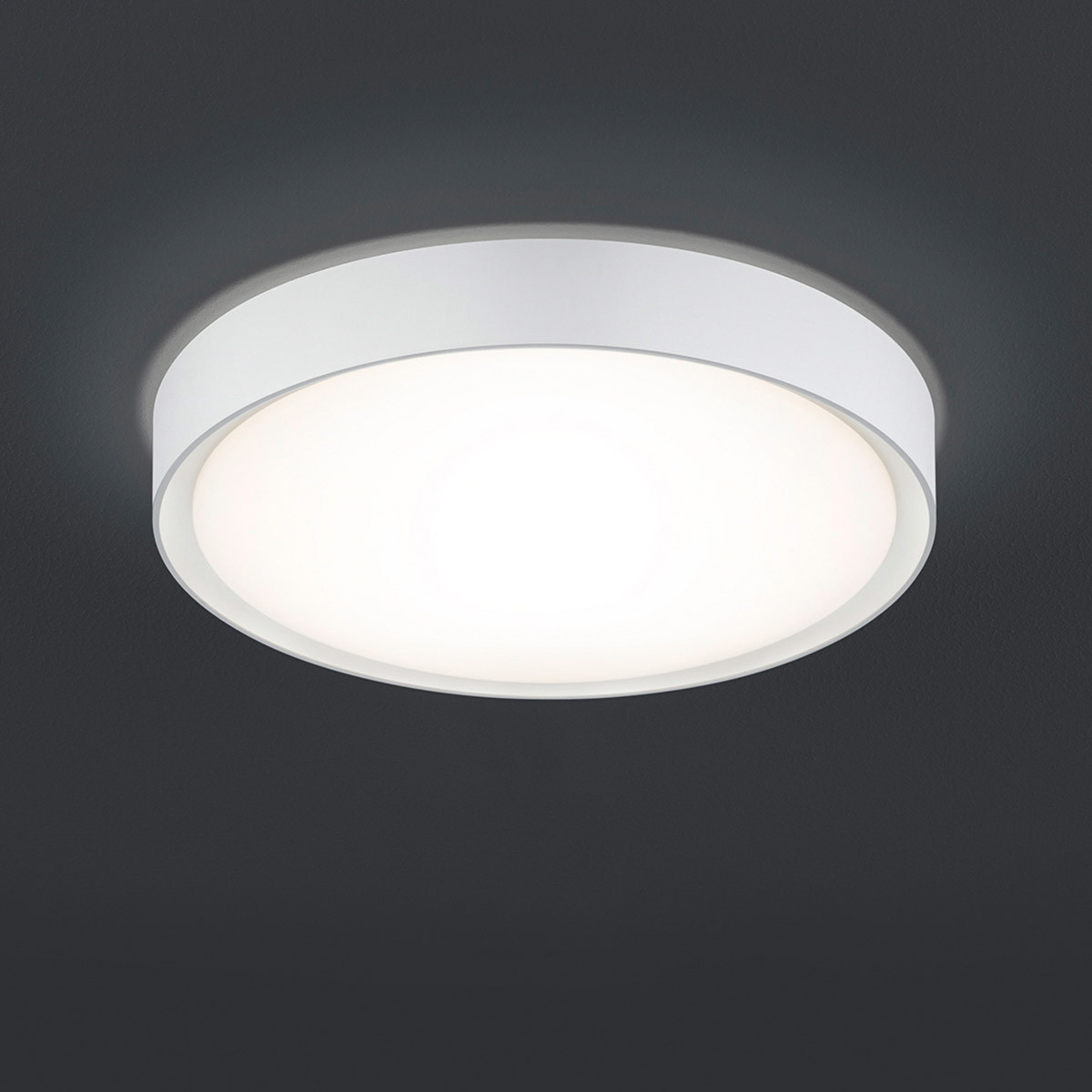 Led Deckenleuchte, Weiß, Ip44, 1850 Lumen, Rund, 33 Cm Ø inside Led Deckenleuchte Badezimmer