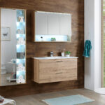 Badezimmer-Set &gt;Bella&lt; (3-Teilig) In Wildeiche Aus Glas - 165X190X45C,  779,95 € within Badezimmer Set 3 Teilig